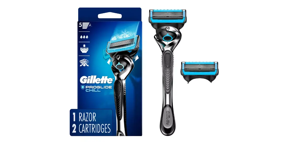 Target - Gillette ProGlide Chill Men’s Razor + 2 Razor Blade Refills